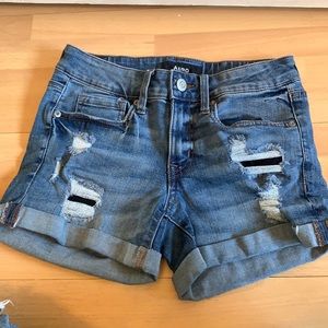 Low Rise Midi Shorts